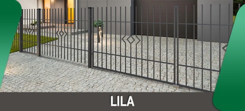 Ogrodzenie Lila - wizualizacja