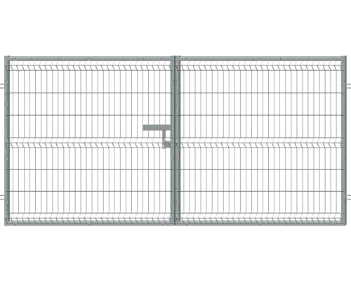 Brama dwuskrzydłowa 3 m cynkowana, ogrodzenie panelowe