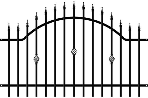 Przęsło, ogrodzenie Flora 3