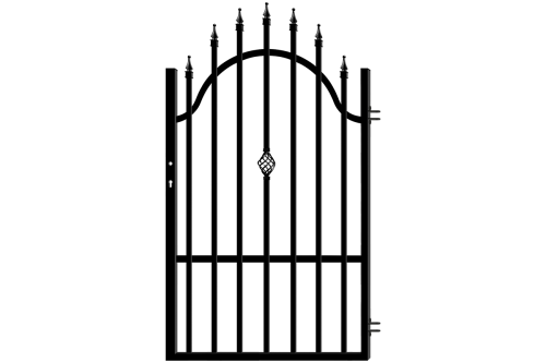 Furtka prawa, ogrodzenie Flora 3