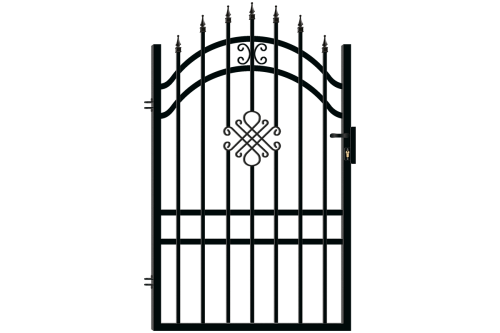 Furtka lewa, ogrodzenie Greta Lux 3