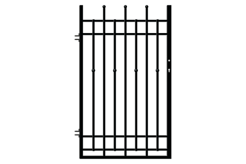 Furtka lewa - ogrodzenie Brema