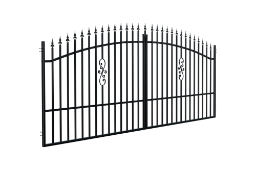 Brama dwuskrzydłowa 4m, ogrodzenie Palermo